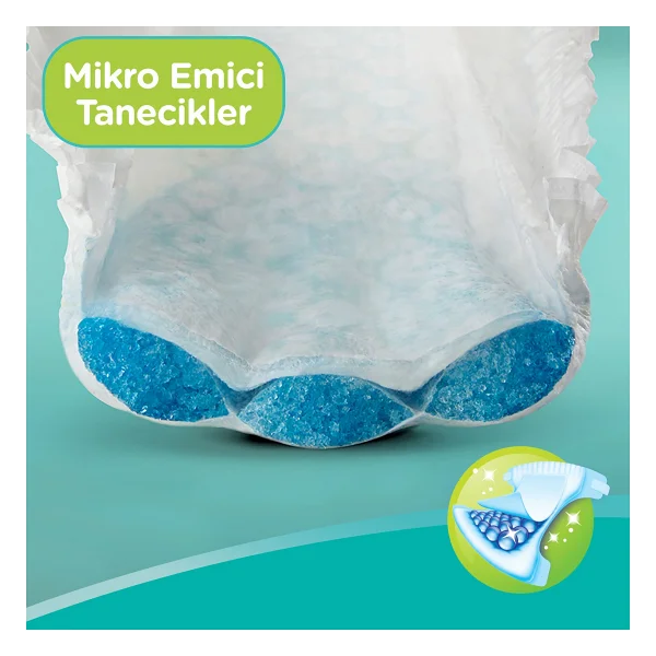 Prima Aktif 3 Numara Midi 45'li Bebek Bezi - Görsel 5
