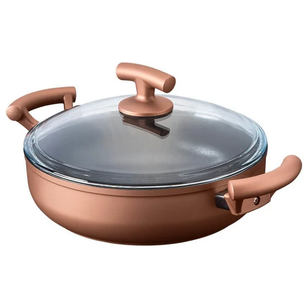 Nehir Titanyum Basık Karnıyarık-Pilav Tenceresi 26 Cm - Görsel 5