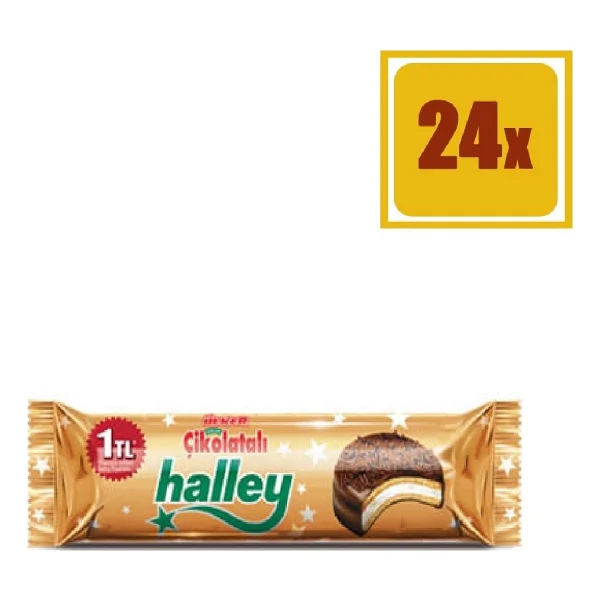 Ülker Halley Mini Granüllü Bisküvi 66 Gr 24'lü - Görsel 2