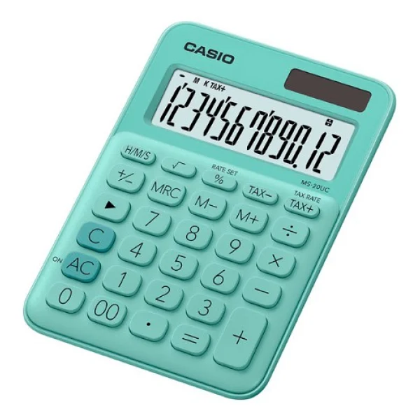 Casio Ms-20uc-Gn Yeşil Masaüstü Hesap Makinesi - Görsel 5