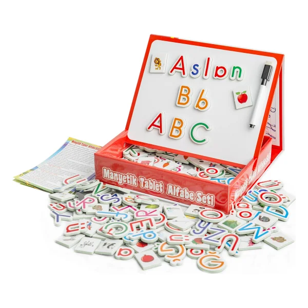 Diytoy Manyetik Tablet Alfabe Seti Yazı Tahtası - Görsel 5