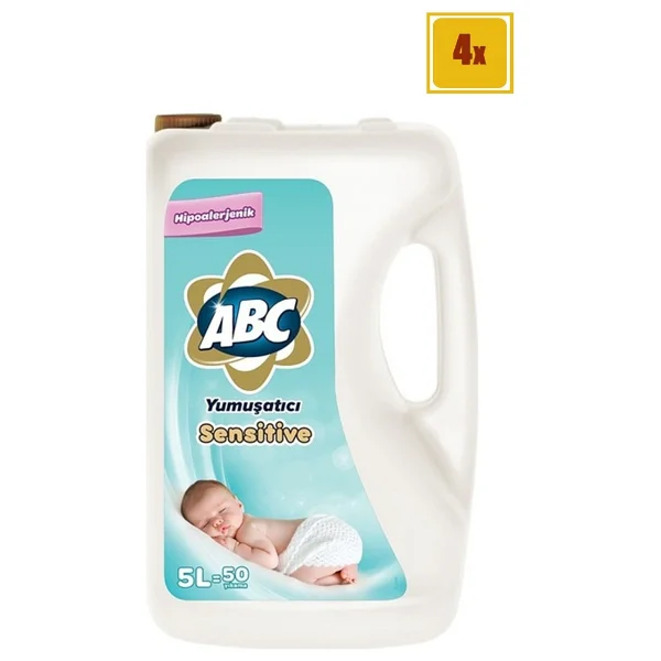 Abc Sensitive Çamaşır Yumuşatıcı 5000 Ml 4 Adet - Görsel 2