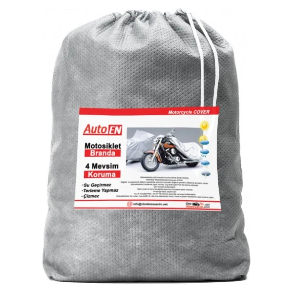 Autoen Kral Kr-125-7 Arka Çanta Uyumlu Motosiklet Brandası - Görsel 3