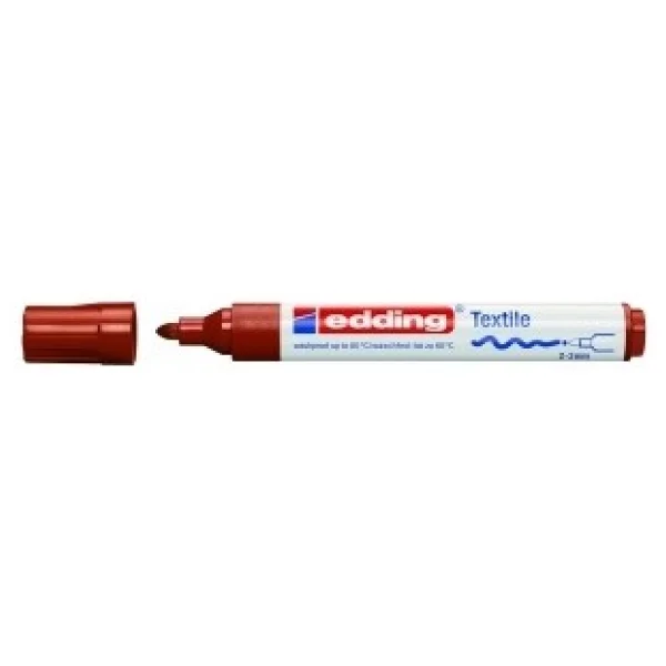 Edding 4500 Tekstil Kalemi Kahve - Görsel 2