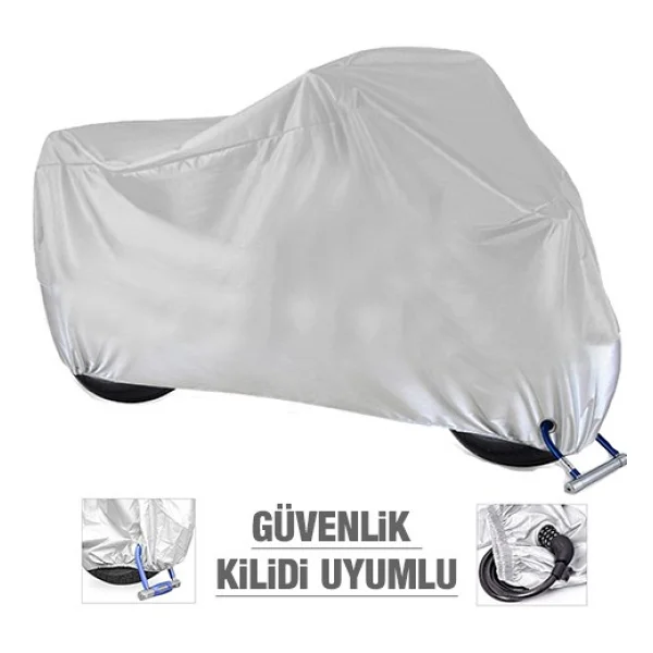 Autoen Kawasaki Zl 1000 Motosiklet Brandası (Güvenlik Kilidi Uyumlu) - Görsel 2
