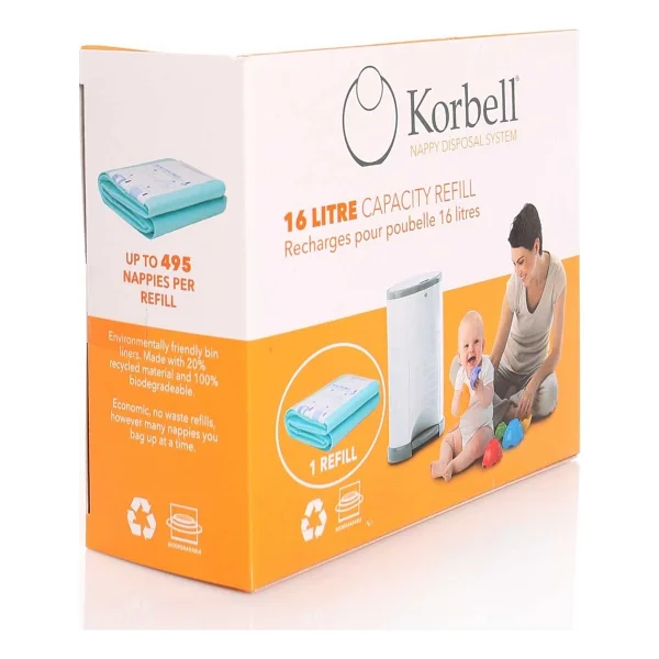 Korbell 495'li Kirli Bebek Bezi Çöp Poşeti - Görsel 10