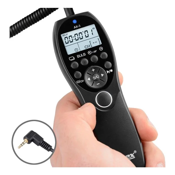 Ayex Ax-3 E3 Zaman Ayarlı Fotoğraf Makinesi Kumandası - Görsel 3