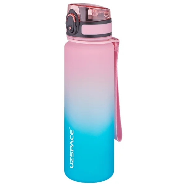 Uzspace 3026-4 Çift Renk Siyah-Beyaz 500 Ml Motivasyon Matarası - Görsel 8