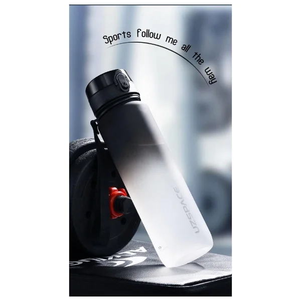 Uzspace 3026-4 Çift Renk Siyah-Beyaz 500 Ml Motivasyon Matarası - Görsel 3