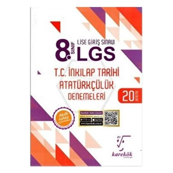 Karekök Yayınları 8. Sınıf Lgs T.C. İnkılap Tarihi Atatürkçülük 20'li Deneme - Görsel 6