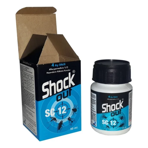 Shock Out Sc12 Konsantre 50 Ml Genel Haşere İlacı - Görsel 2