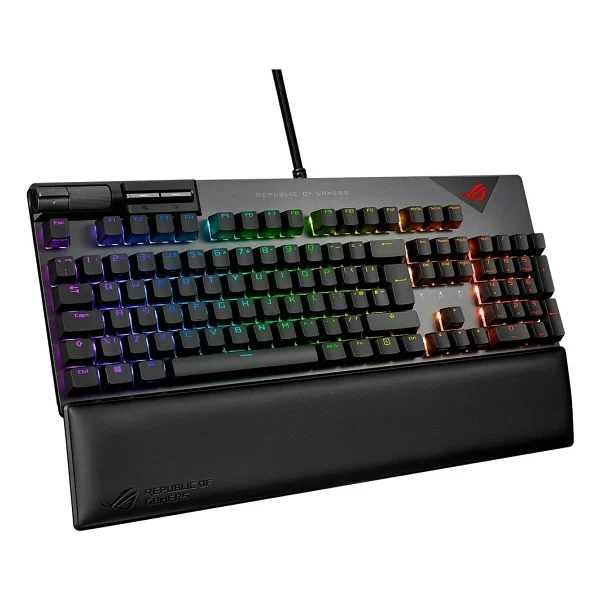 Asus Rog Strix Flare Iı Animate RGB Nx Red Switch Kablolu Mekanik Oyuncu Klavyesi - Görsel 2