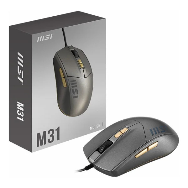 MSI GG M31 Optik Kablolu Oyuncu Mouse - Görsel 3