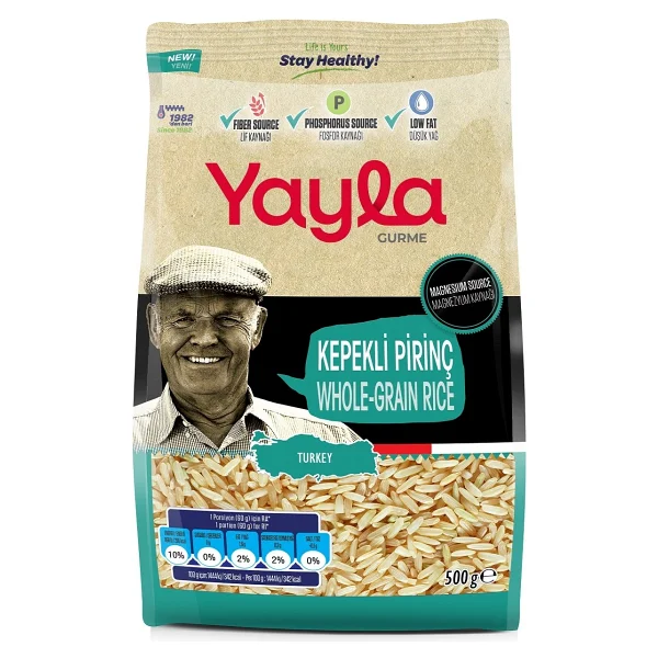 Yayla Gurme Kepekli Pirinç 500 Gr - Görsel 5