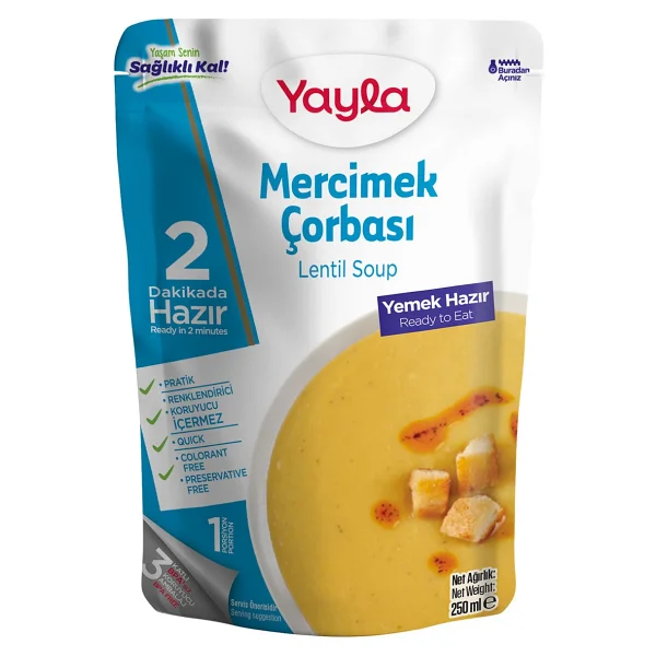Yayla Hazır Mercimek Çorbası 250 Gr - Görsel 3