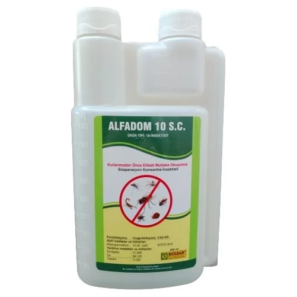 Kulsan İlaç Alfadom 10 Sc Genel Haşere Böcek İlacı 500 Ml - Görsel 2
