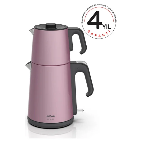 Arzum Ar3080 Çay Sefası Dreamline 1650 W Çelik Çay Makinesi - Görsel 2