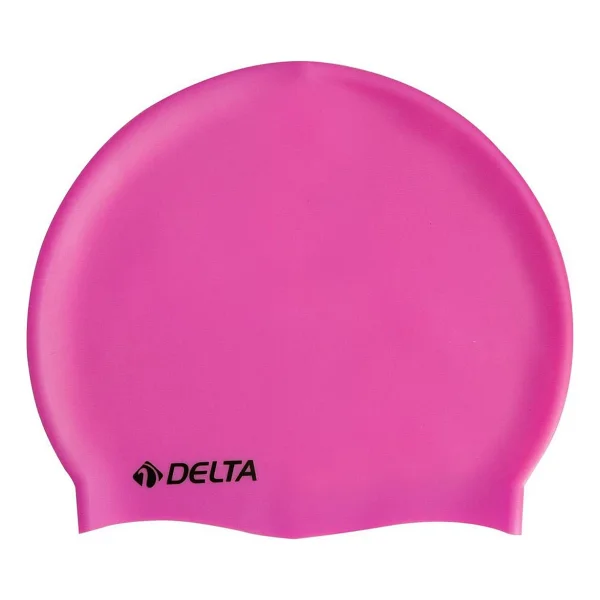 Delta Silikon Bone Deluxe Yüzücü Havuz Ve Deniz Bonesi (Düz Renk) - Fuşya - Görsel 2