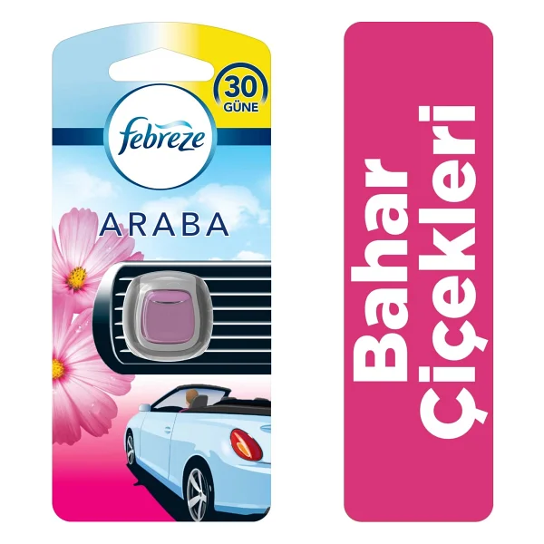 Febreze Bahar Çiçekleri Klima Araba Kokusu 2 Ml - Görsel 8