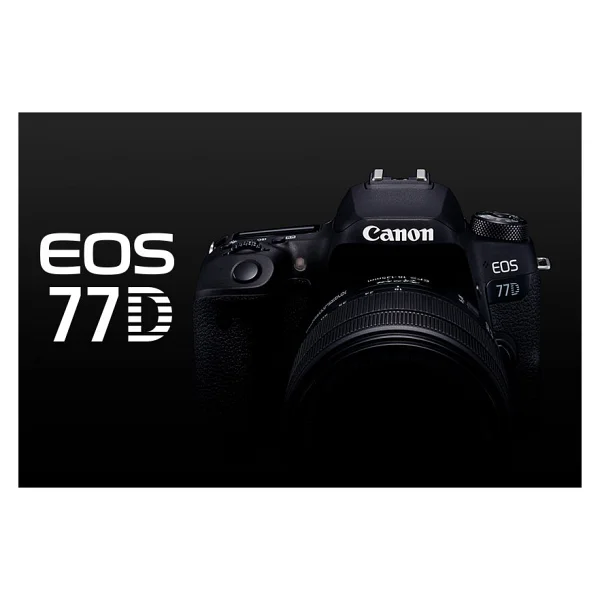 Canon EOS 77D + 18-135mm Lens DSLR Fotoğraf Makinesi - Görsel 3