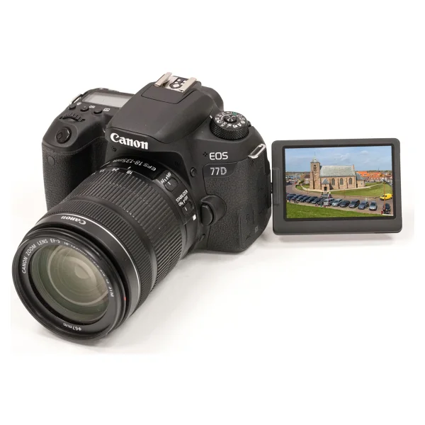 Canon EOS 77D + 18-135mm Lens DSLR Fotoğraf Makinesi - Görsel 2
