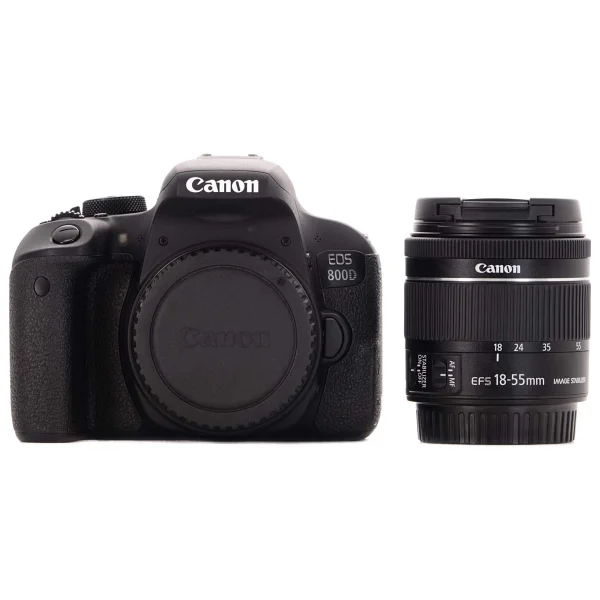 Canon Eos 800d + 18-55mm Lens Dslr Fotoğraf Makinesi - Görsel 3