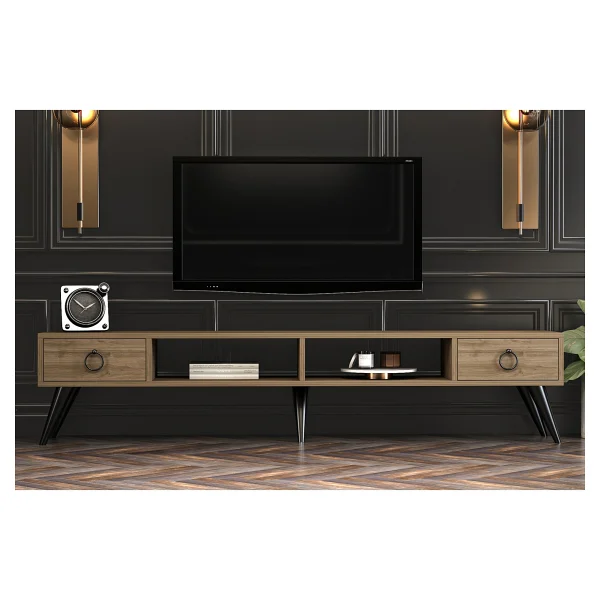Givayo Lima TV Ünitesi Ceviz 180 Cm - Görsel 2