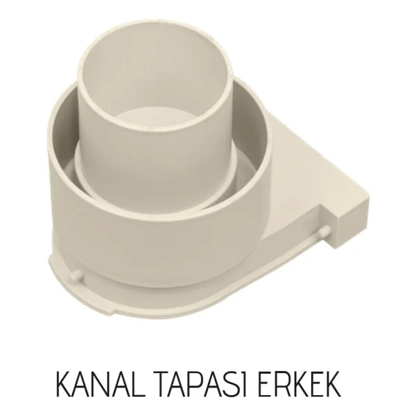 Luxwares 130 X 95 X 1000 Mm Drenaj Kanalı / Havuz Izgarası / Plastik Izgara + Oluk + Tapa - Görsel 2