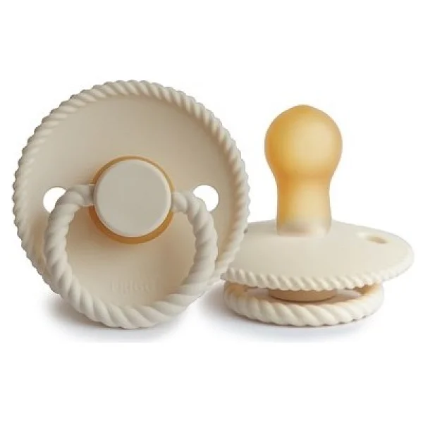 Frigg Rope Kauçuk 0-6 Ay Emzik Cream - Görsel 5