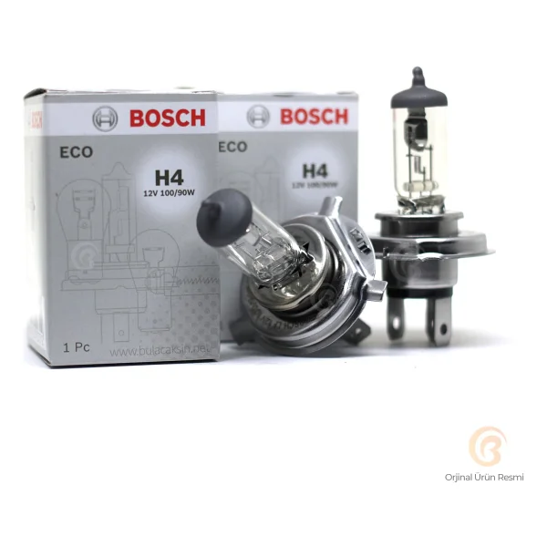 Bosch Ampul H4 12v 100w P43t Tırnaklı 1987302840 2 Adet - Görsel 2
