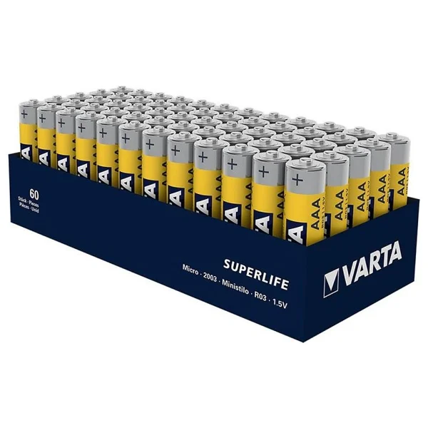 Varta Superlife 60'lı Aaa İnce Kalem Pil - Görsel 2