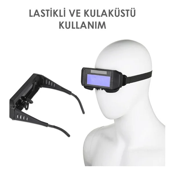 Orient Göz Koruyucu Otomatik Kararan Kaynak Gözlüğü Kaynak Maskesi Gözlük - Görsel 2