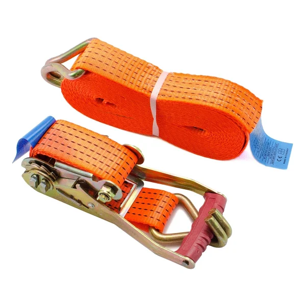 Safeset Sg-85 50mm 2 Inch Spanzet 10mt 5000dan 12mm Çift J Kanca Yük Gerdirme - Görsel 4