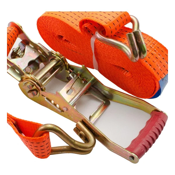 Safeset Sg-85 50mm 2 Inch Spanzet 10mt 5000dan 12mm Çift J Kanca Yük Gerdirme - Görsel 2