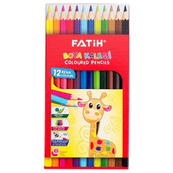 Fatih 12 Li Pastel Boya Keceli Boya Kuru Boya Sulu Boya Ve Resim Defteri - Görsel 4