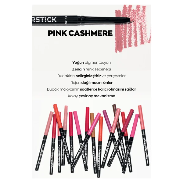 Avon Glimmerstick Dudak Kalemi Pink Cashmere - Görsel 2