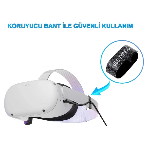 Macrobot Link Kablosu - Meta Quest 3 3s Ve 2 İle Uyumlu - 5 Mt , 5 Gbps USB 3.2 Hızlı Veri Aktarımı - Görsel 5