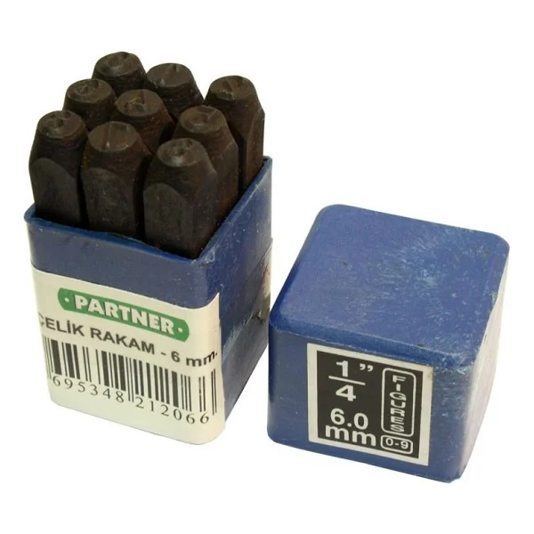 Partner Pt21206 6 Mm Çelik Rakam - Görsel 3