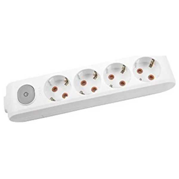 Viko Multi-let 90117400 Topraklı Kablosuz Anahtarlı Beyaz 4'lü Priz - Görsel 3