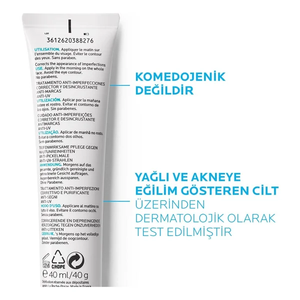 La Roche-Posay Effaclar Güneş Bakım Seti Effaclar Duo Krem + Effaclar Jel + Dry Touch Güneş Kremi - Görsel 5