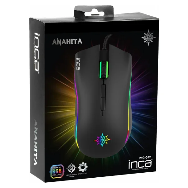 Inca Img-349 Anahita RGB Kablolu Oyuncu Mouse - Görsel 9