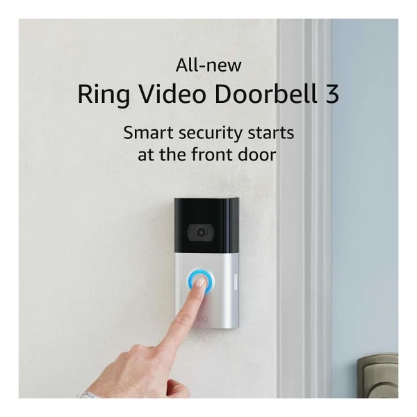Ring Video Doorbell 3 - 1080p HD Video - Görsel 2