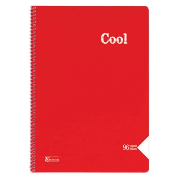 Keskin Color Cool A4 96 Yaprak Pp Kapak Spiralli Defter Düz(Çizgisiz) - Görsel 4