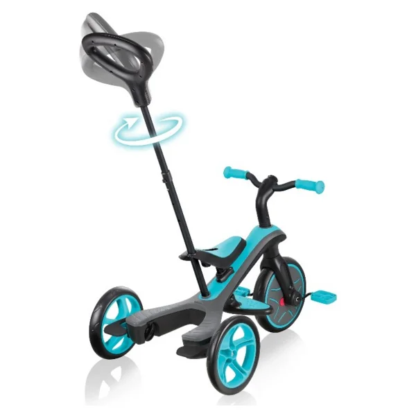 Globber Explorer Trike 4 İn 1 Kraliyet Mavisi Bebek Bisikleti - Görsel 9
