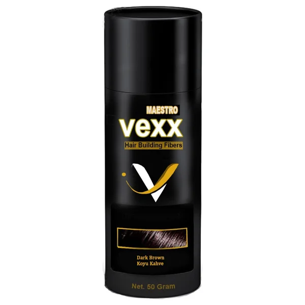Vexx 50 Gr. Koyu Kahve Saç Tozu Topik - Topaklanma Yapmaz - Görsel 5