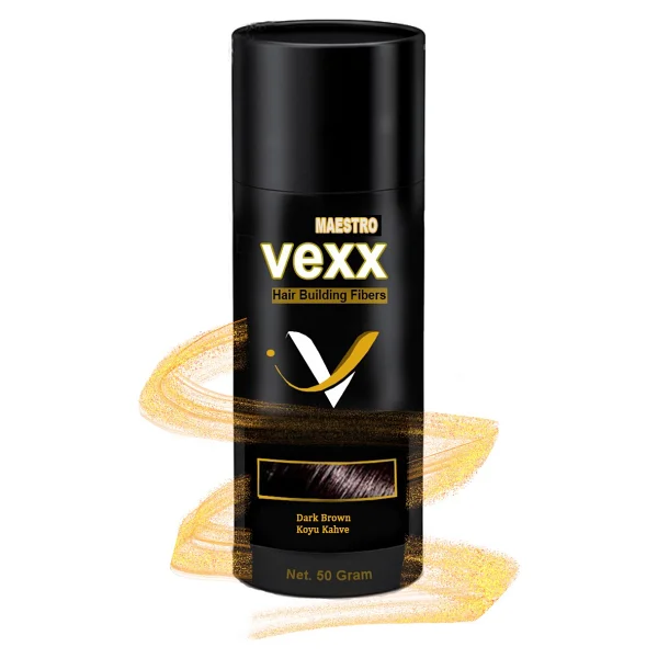 Vexx 50 Gr. Koyu Kahve Saç Tozu Topik - Topaklanma Yapmaz - Görsel 2