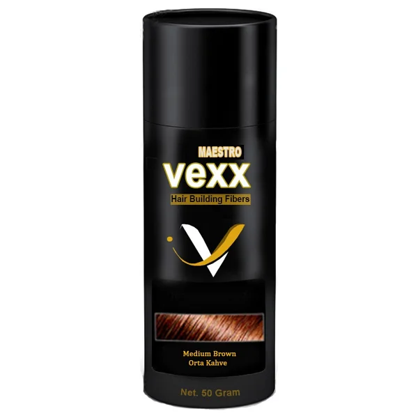 Vexx 50 Gr. Koyu Kahve Saç Tozu Topik - Topaklanma Yapmaz - Görsel 3