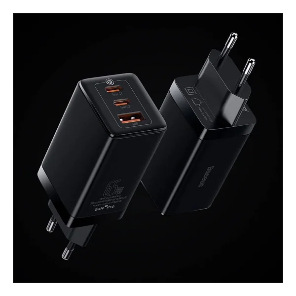 Baseus Gan3 Pro 65 W Type-C Kablolu Hızlı Şarj Aleti - Görsel 3