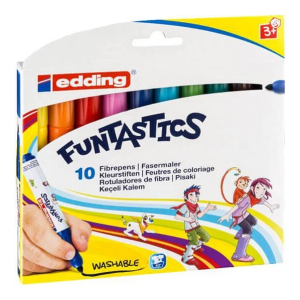 Edding Funtastics 14 Kalın Uçlu 10'lu Keçeli Kalem - Görsel 2