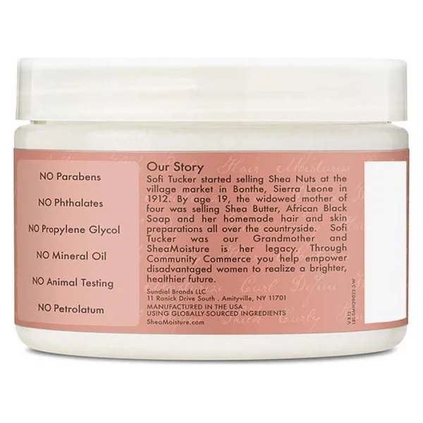 Shea Moisture Coconut & Hibiscus 284 Gr Durulanmayan Saç Kremi - Görsel 3